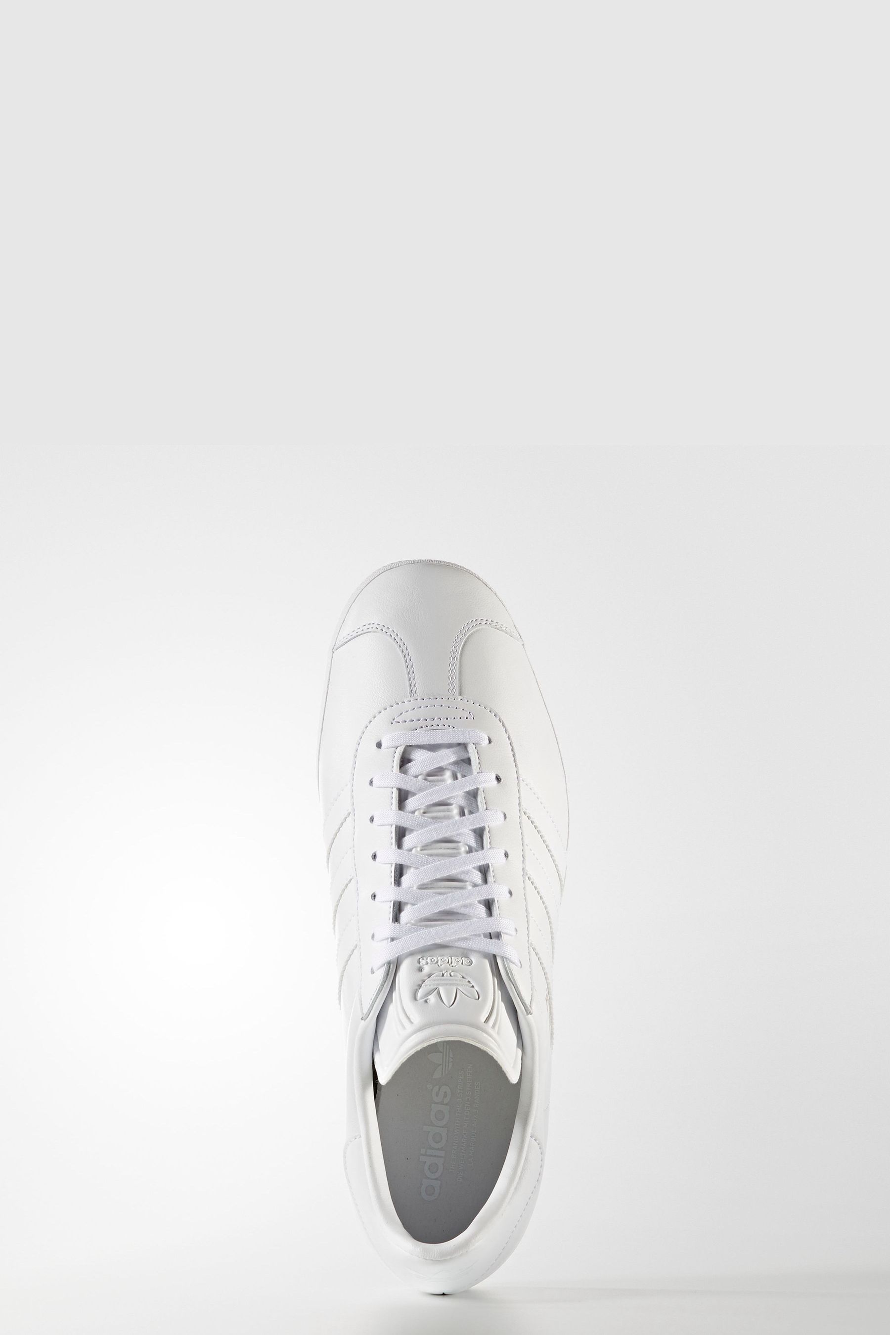 Adidas gazelle og neo white leather trainers best sale