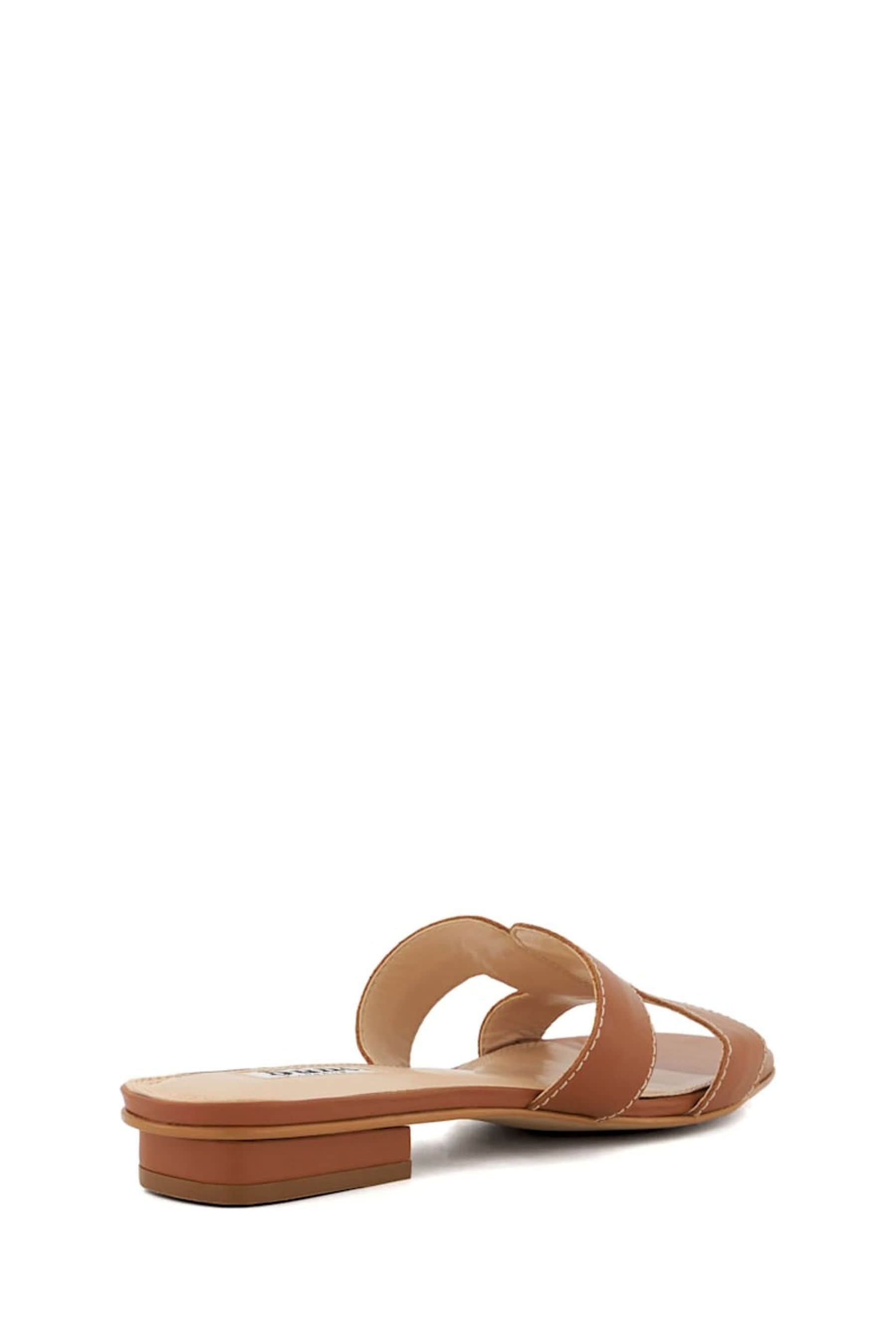 Dune loupe tan sandals sales