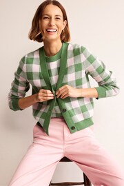 Boden Green Gingham Cardigan - Image 2 of 7