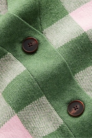 Boden Green Gingham Cardigan - Image 7 of 7