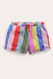 Boden Blue Printed Towelling Shorts - Image 1 of 3