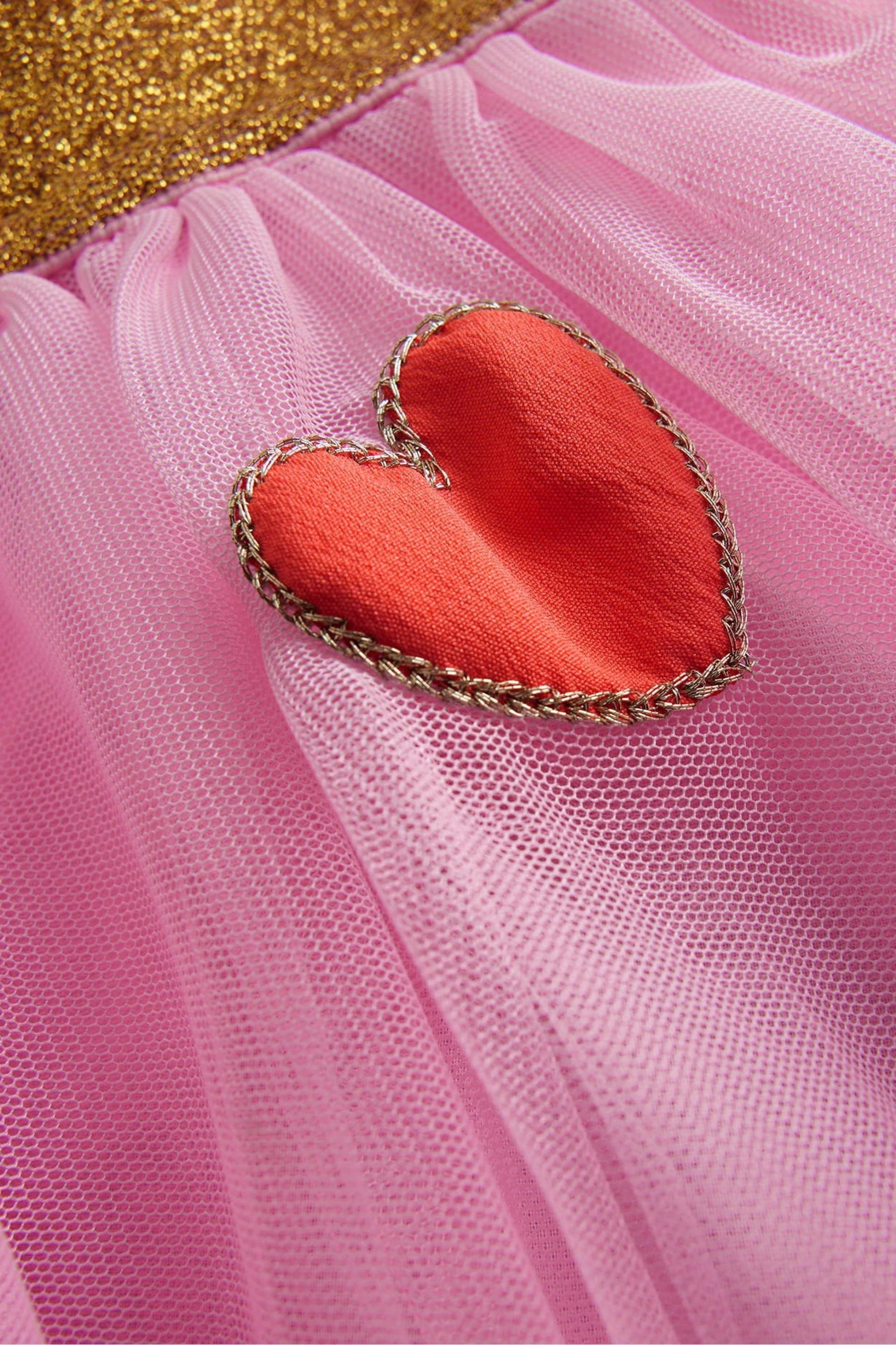 Boden Red Heart Tulle Appliqué Skirt - Image 4 of 4