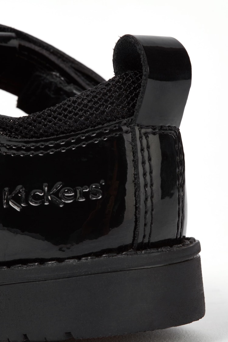 Kickers Black Infants Lachly T-Bar Patent Leather Shoes - Image 7 of 7