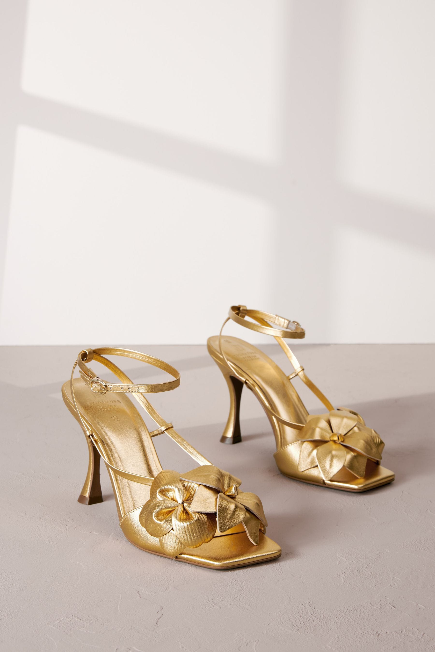 Next gold shoes new arrivals