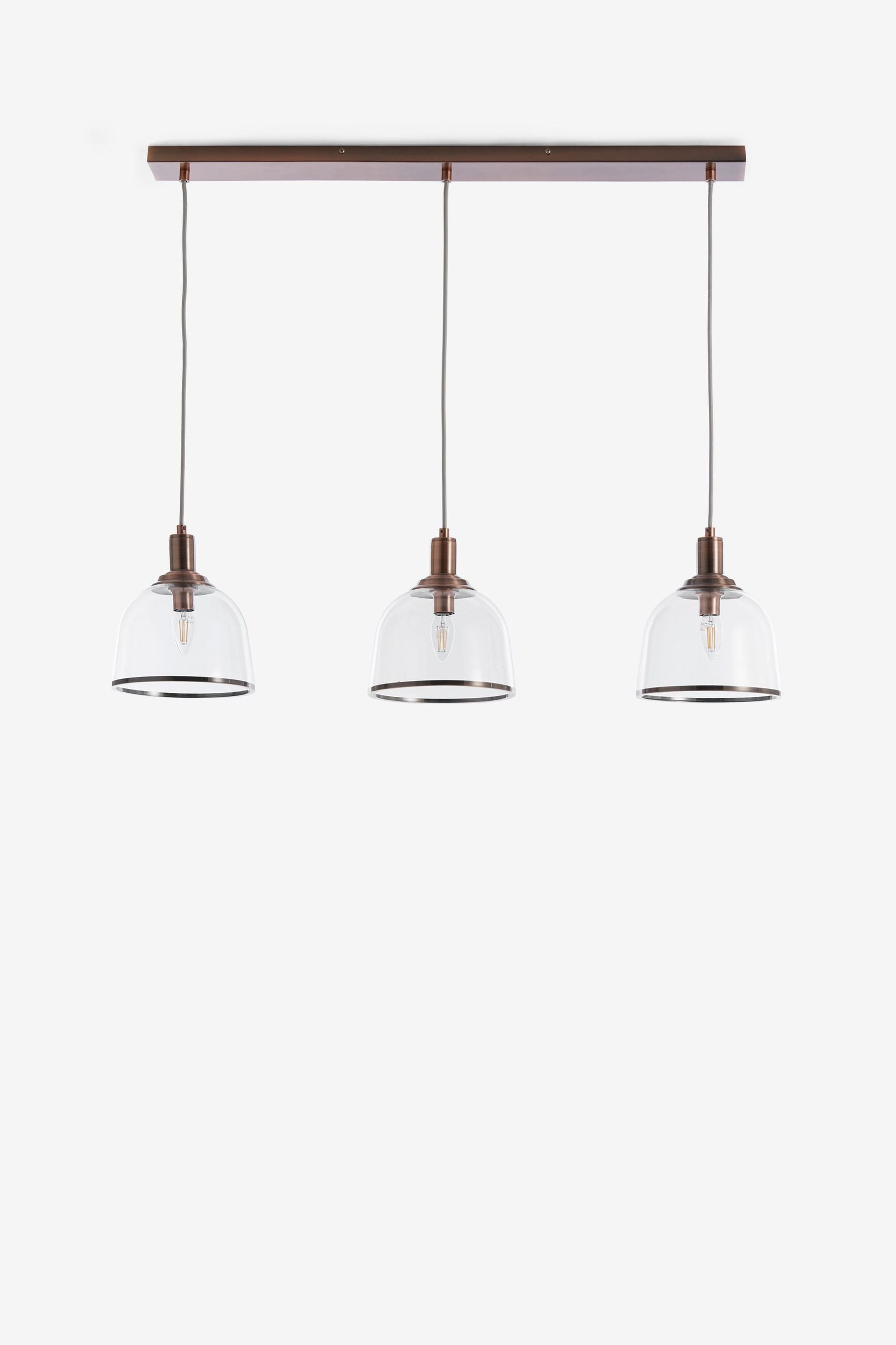 Copper pendant on sale light next