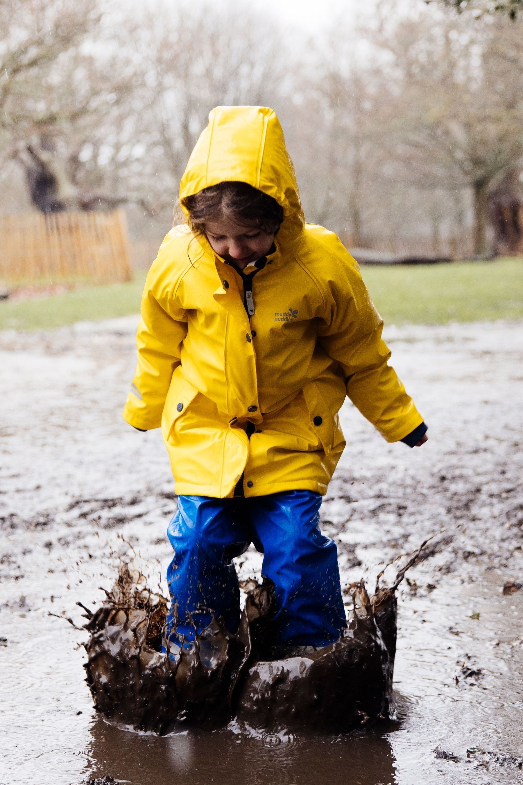 Muddy puddles waterproof jacket sale