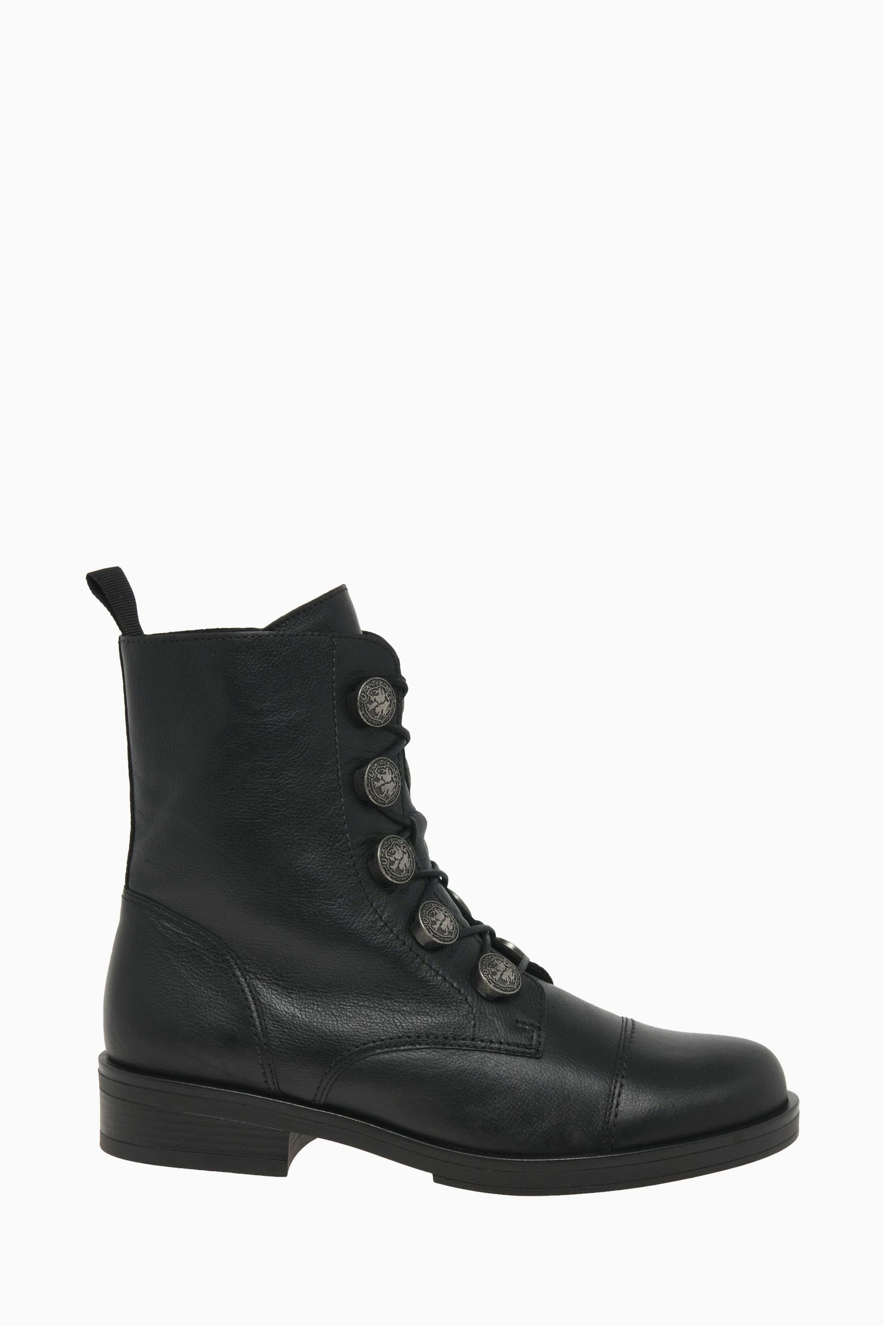 Buy Gabor Lady Black Leather Fashion Ankle Boots from the Next UK