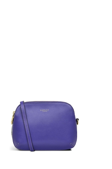 Radley London Medium Purple Dukes Place Ziptop Cross-Body Bag