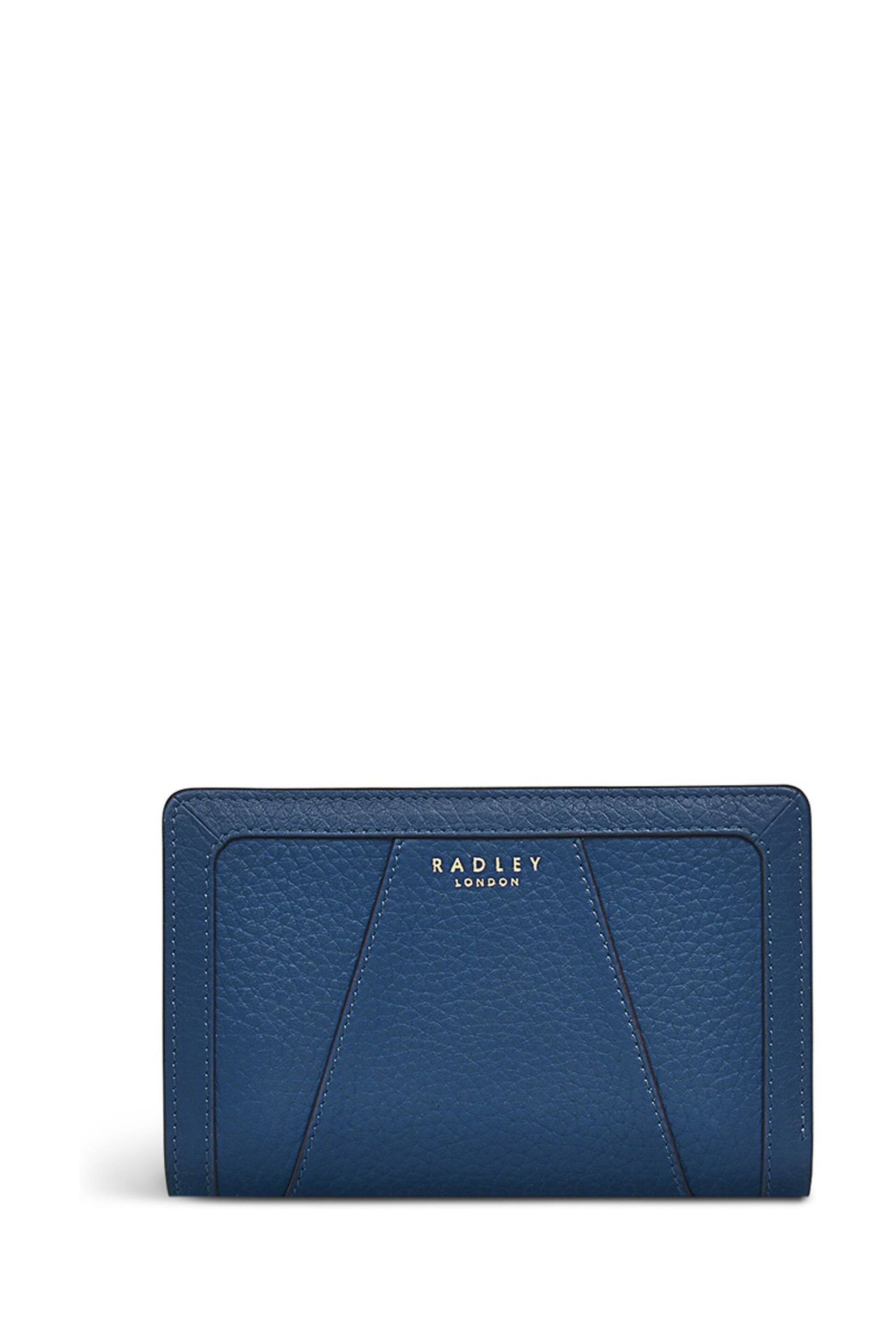 Radley London Medium Blue Wood Street 2.0 Ziptop Purse - Image 1 of 4