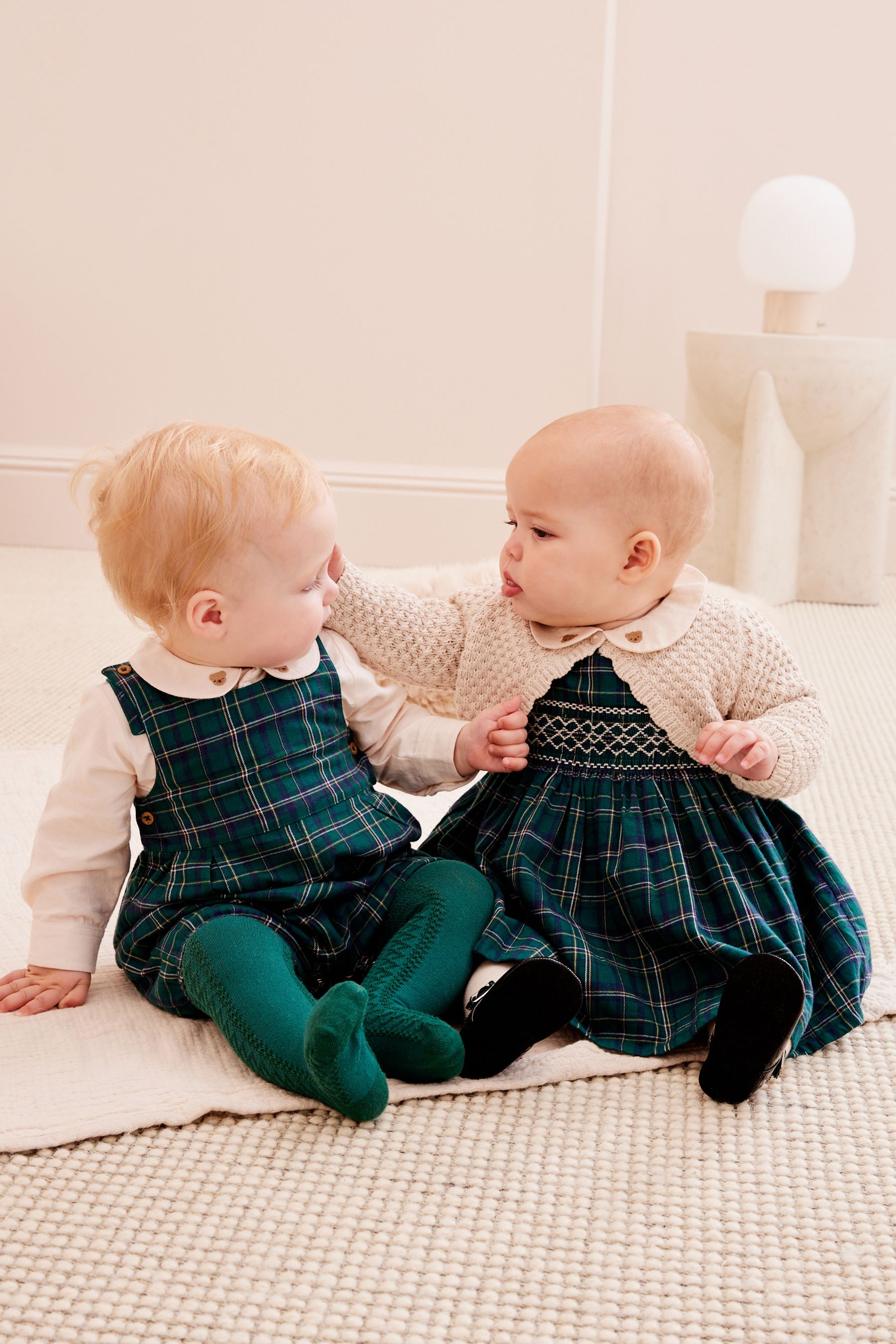 Baby romper and tights hotsell