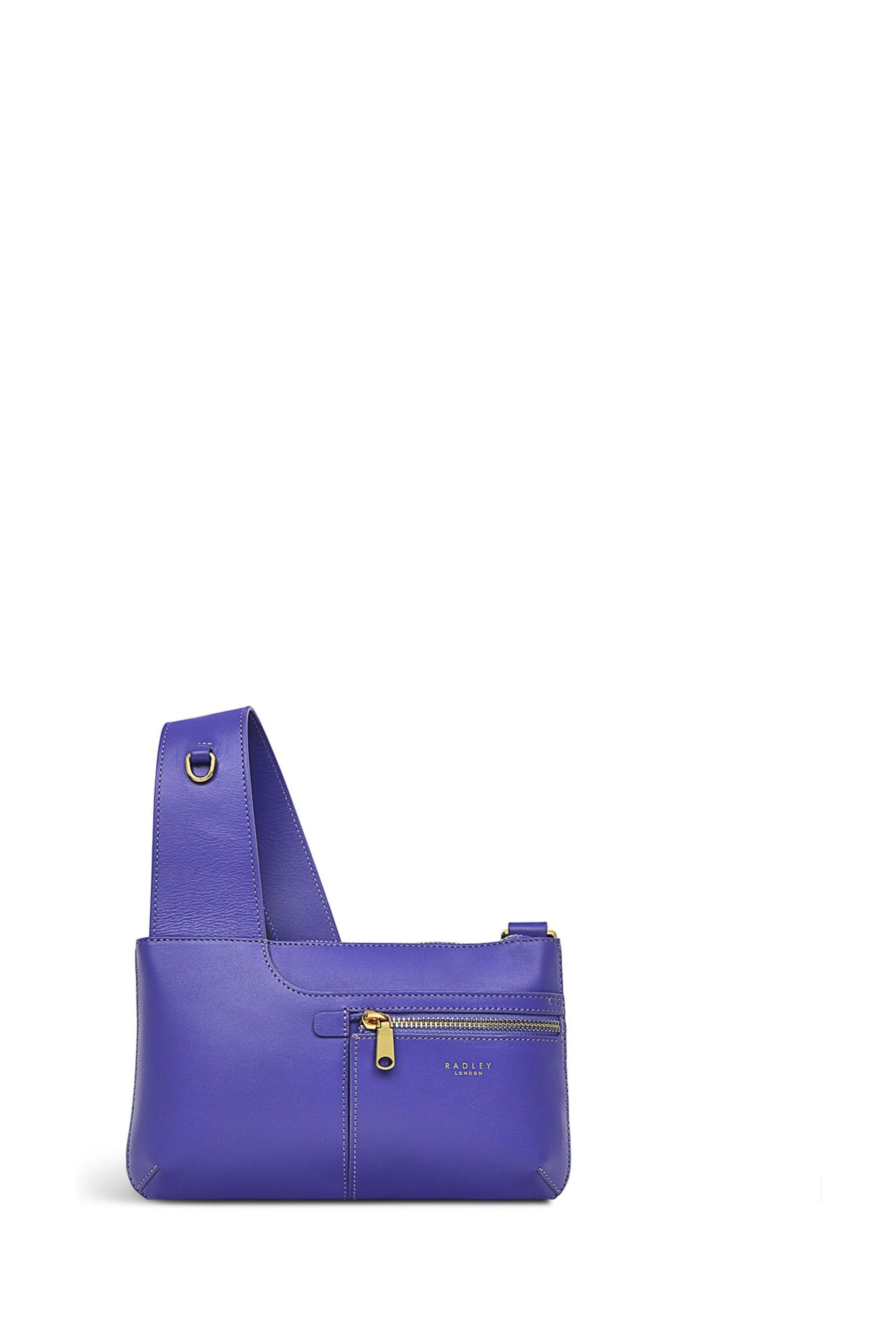 Radley London Purple Pockets Icon Mini Zip-Top Cross-Body Bag - Image 2 of 5