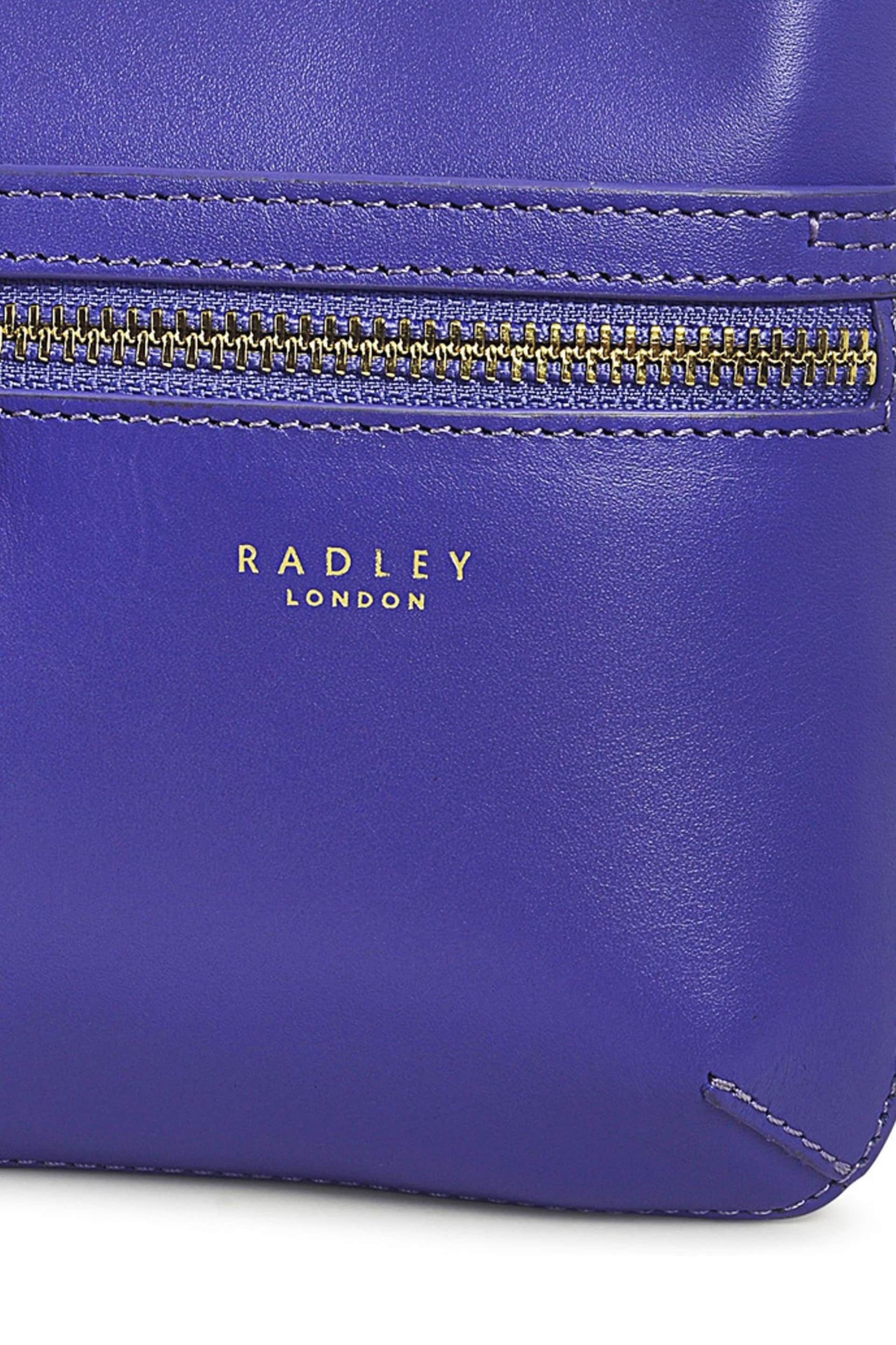 Radley London Purple Pockets Icon Mini Zip-Top Cross-Body Bag - Image 5 of 5