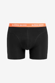 Bjorn Borg Black Cotton Stretch Boxer 5 Pack - Image 3 of 6