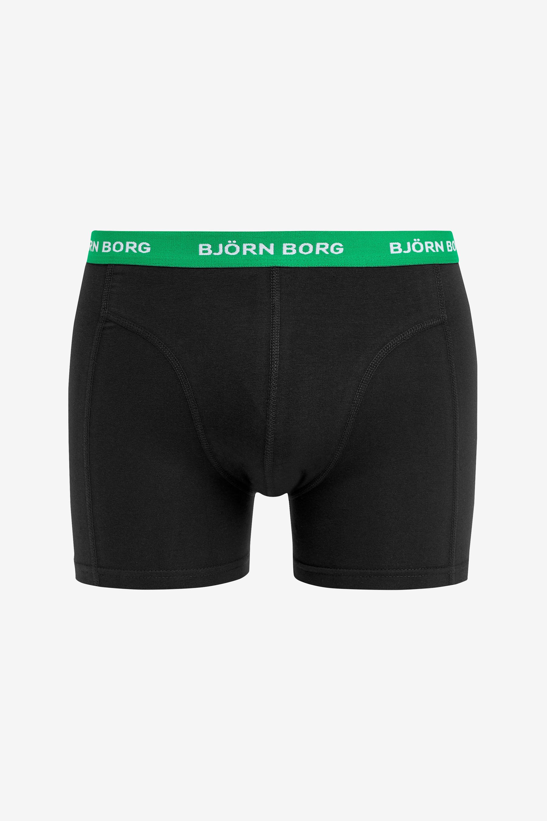 Buy Bjorn Borg Black Cotton Stretch Boxer 5 Pack from Next Luxembourg