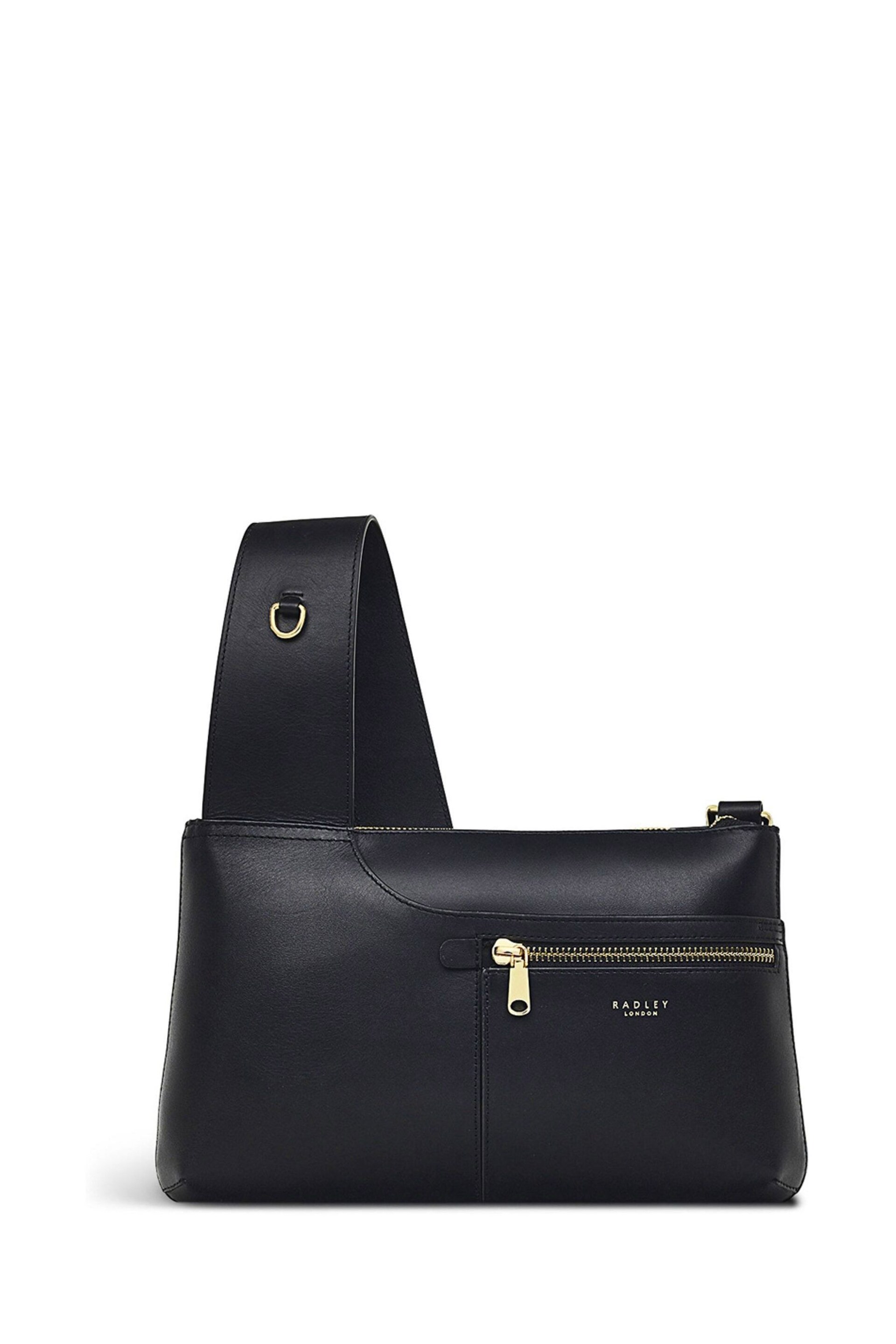 Radley London Small Pockets Icon Zip-Top Cross-Body Black Bag - Image 2 of 5