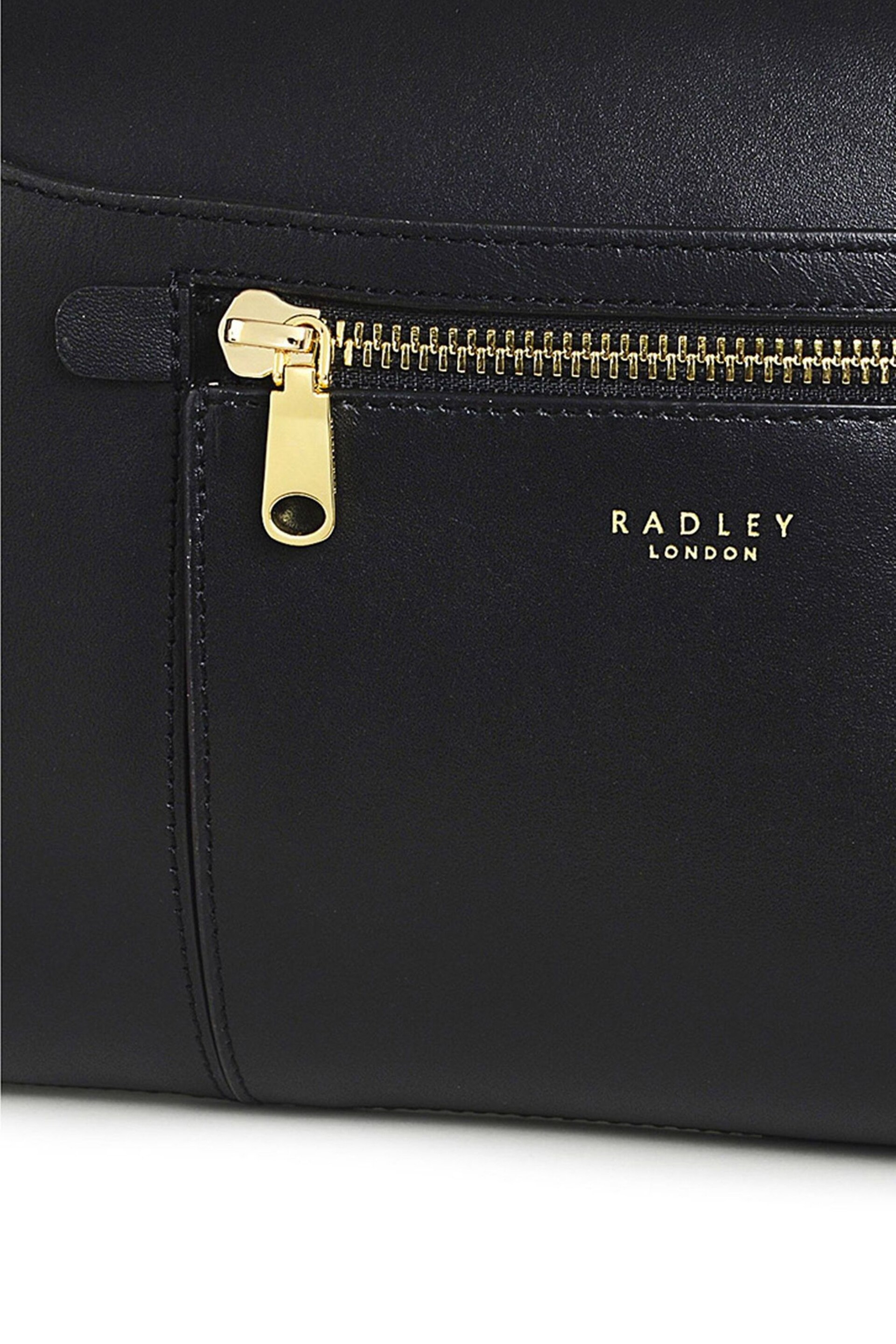 Radley London Small Pockets Icon Zip-Top Cross-Body Black Bag - Image 5 of 5