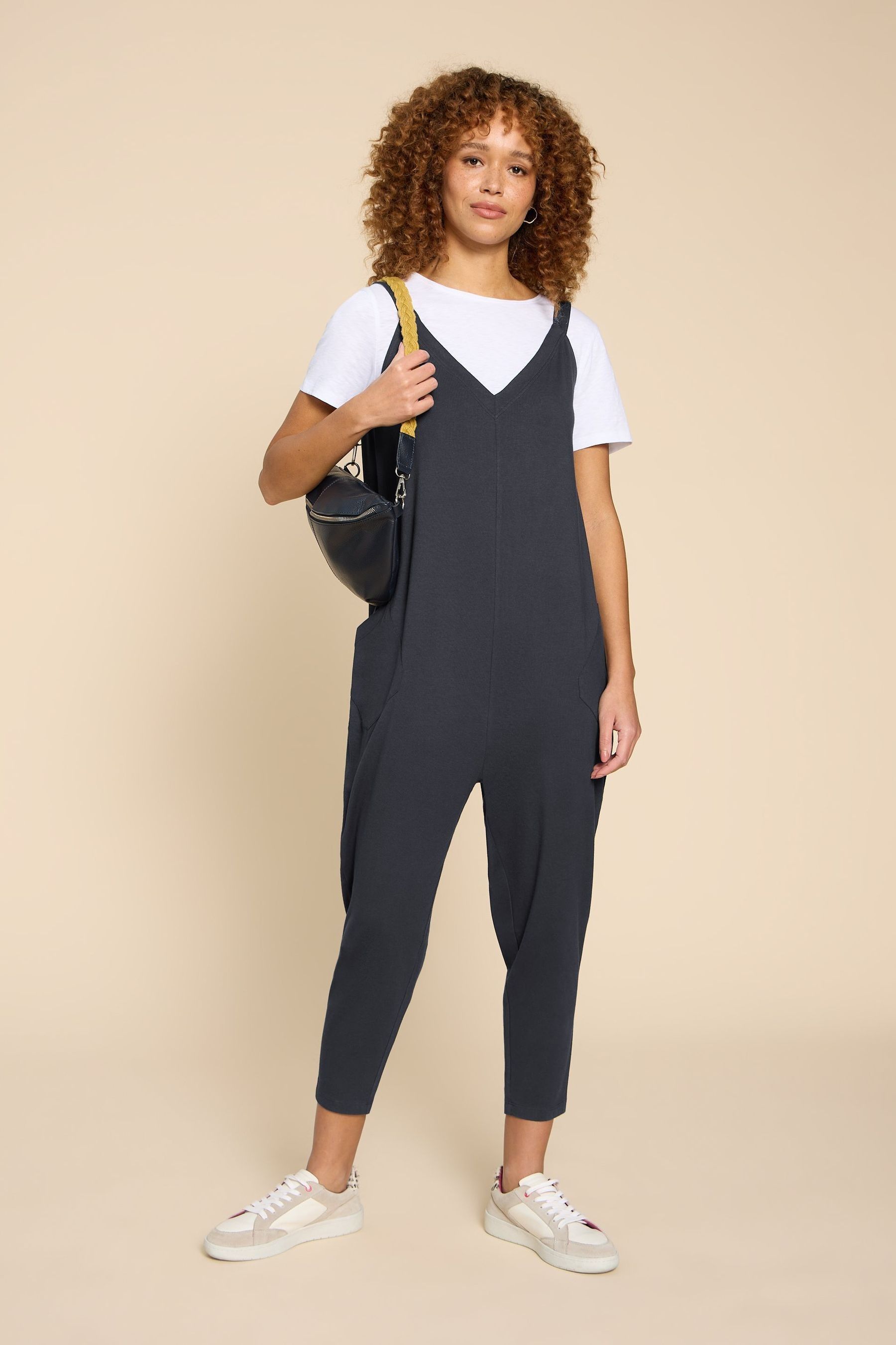 Nike black slouchy jumpsuit shop