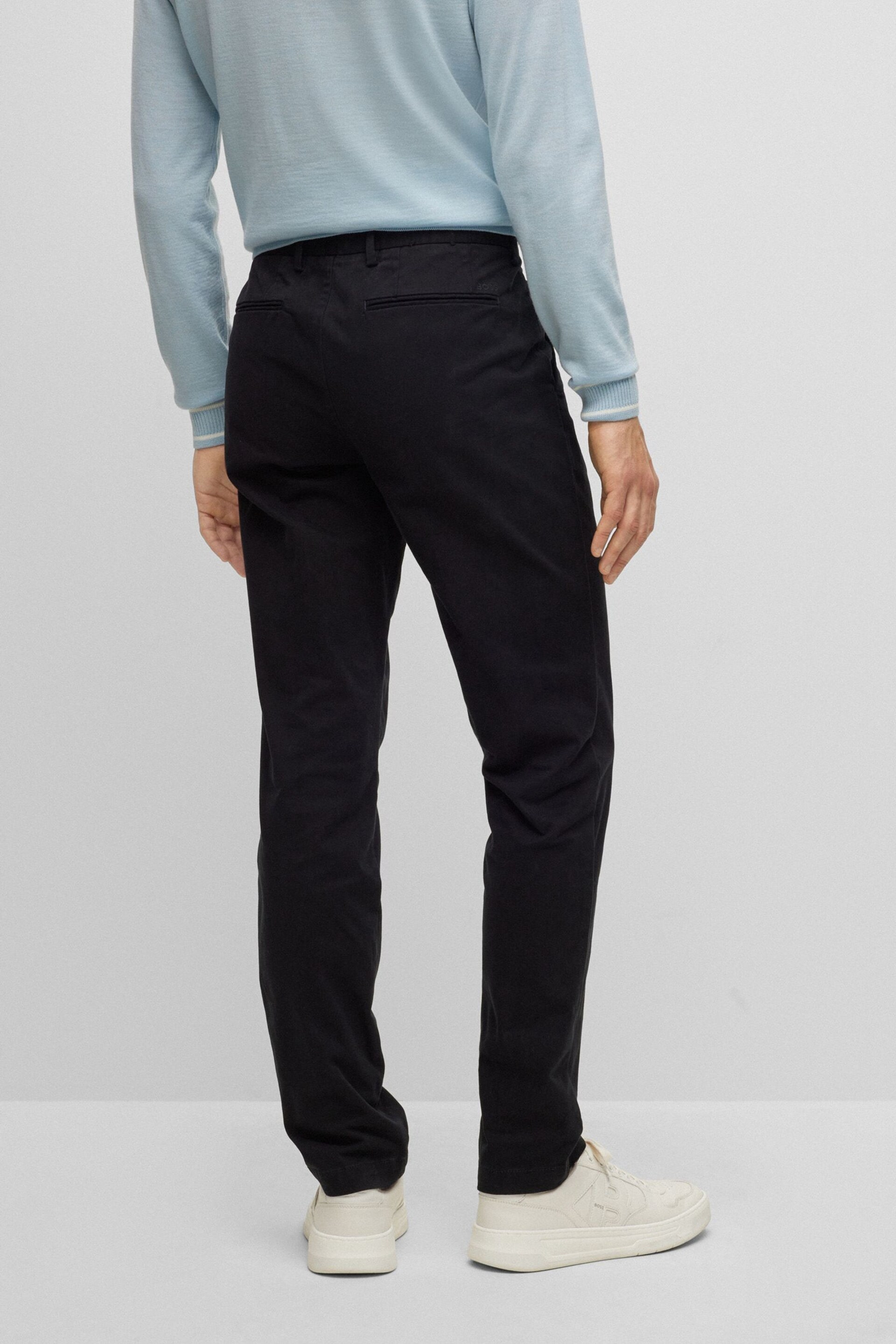 BOSS Black Slim Fit Stretch Cotton Gabardine Chinos - Image 2 of 6