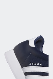 adidas Originals Navy/White Samoa Trainers - Image 9 of 9