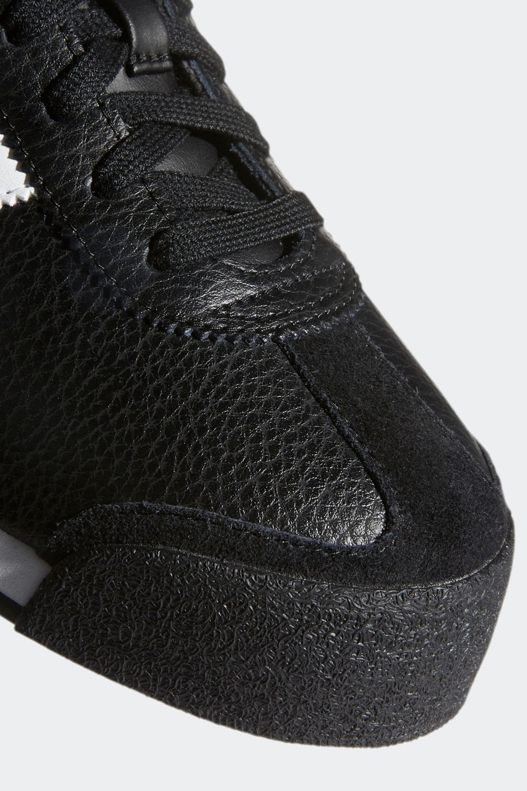 Black adidas samoa clearance