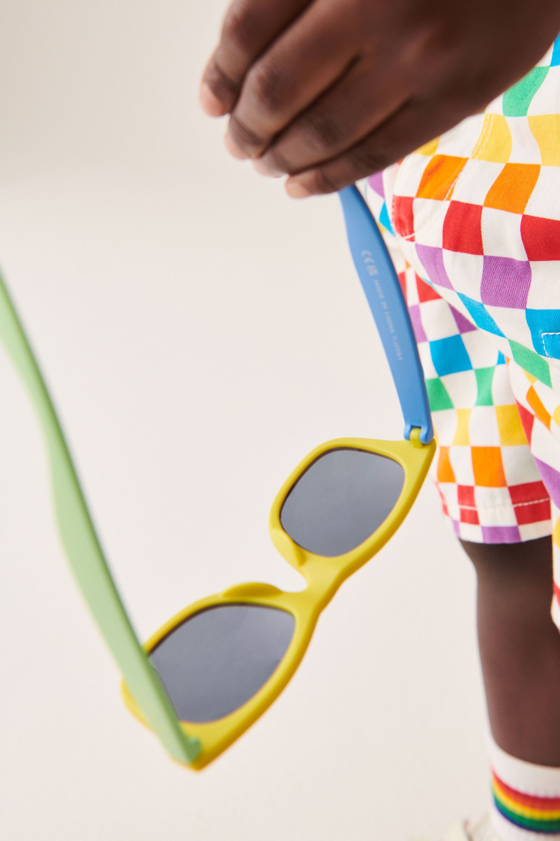 Little Bird by Jools Oliver Multi Pastel Rainbow Wayfarer Sunglasses - Image 5 of 7