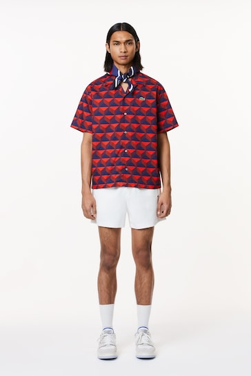 Lacoste Printed Short Sleeved Shirt