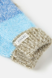 Joules Kids' Wanderer Blue/Navy Knitted Gloves - Image 3 of 3