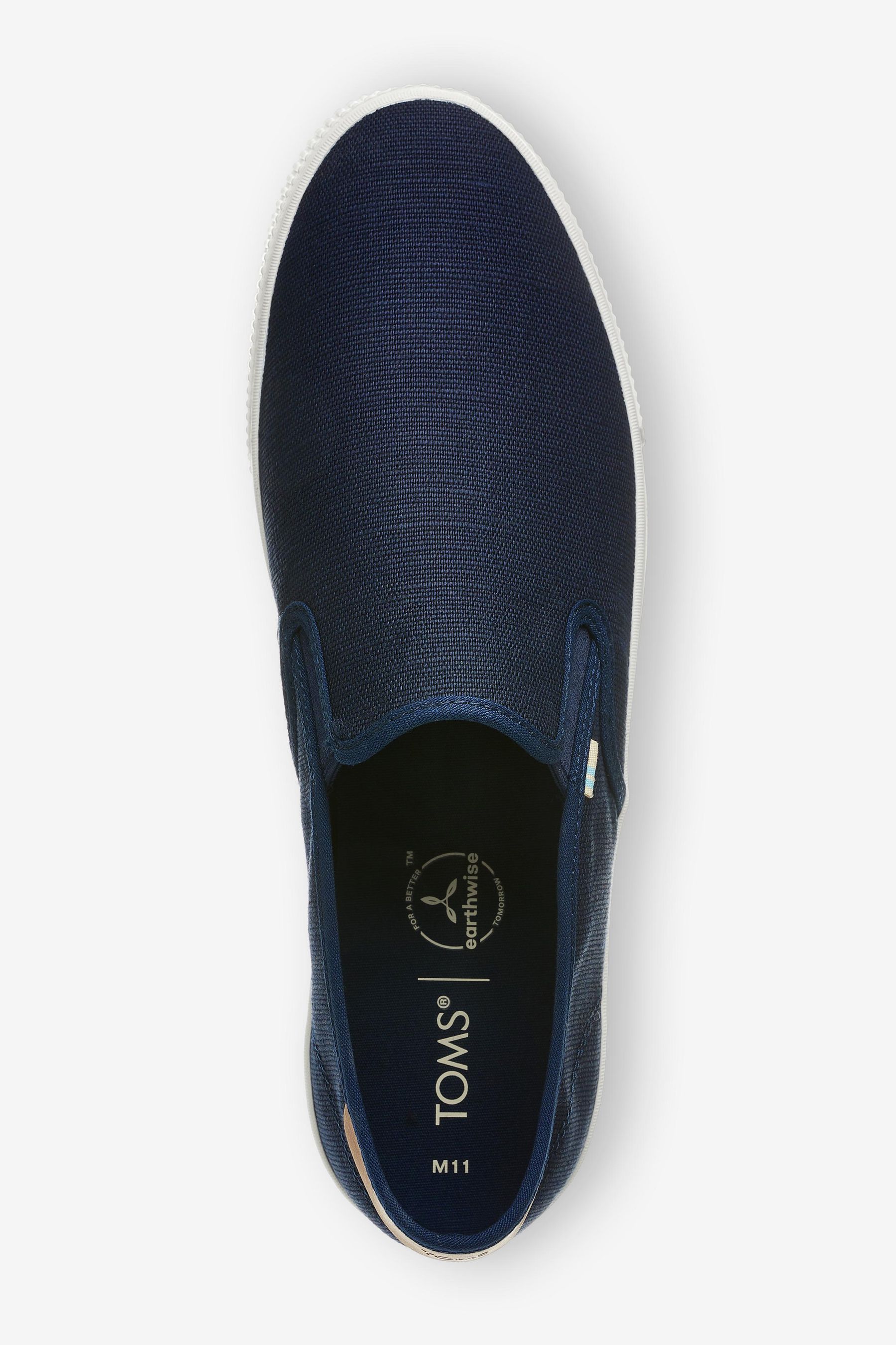 Buy Toms Vegan Baja Slip On Trainers from Next Luxembourg