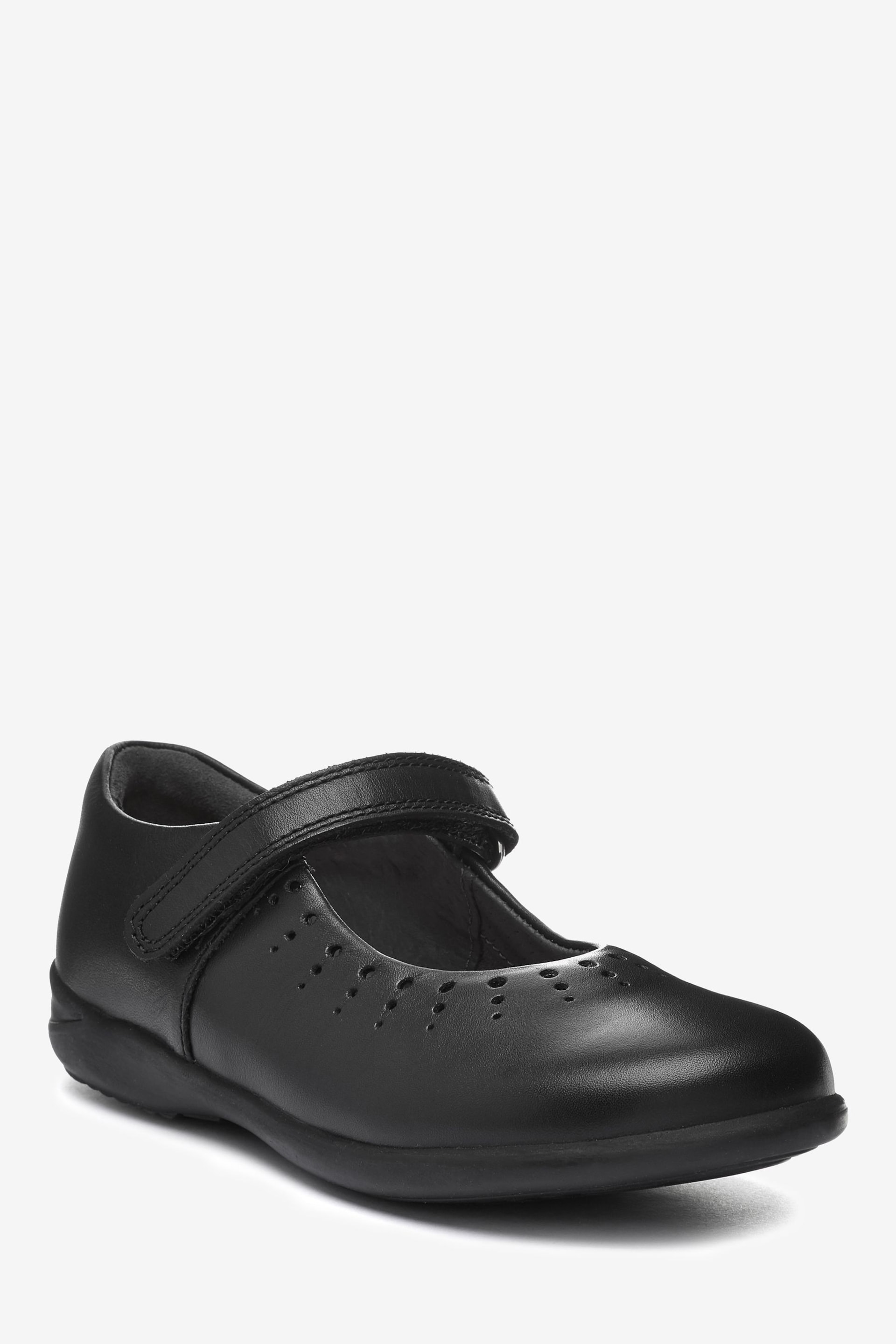 Start-Rite Black Leather Mary Jane Smart School Shoes - F Fit - Image 2 of 8