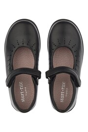 Start-Rite Black Leather Mary Jane Smart School Shoes - F Fit - Image 4 of 8