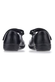 Start-Rite Black Leather Mary Jane Smart School Shoes - F Fit - Image 6 of 8