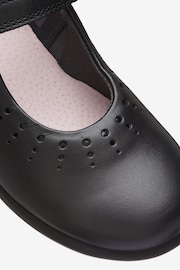 Start-Rite Black Leather Mary Jane Smart School Shoes - F Fit - Image 8 of 8