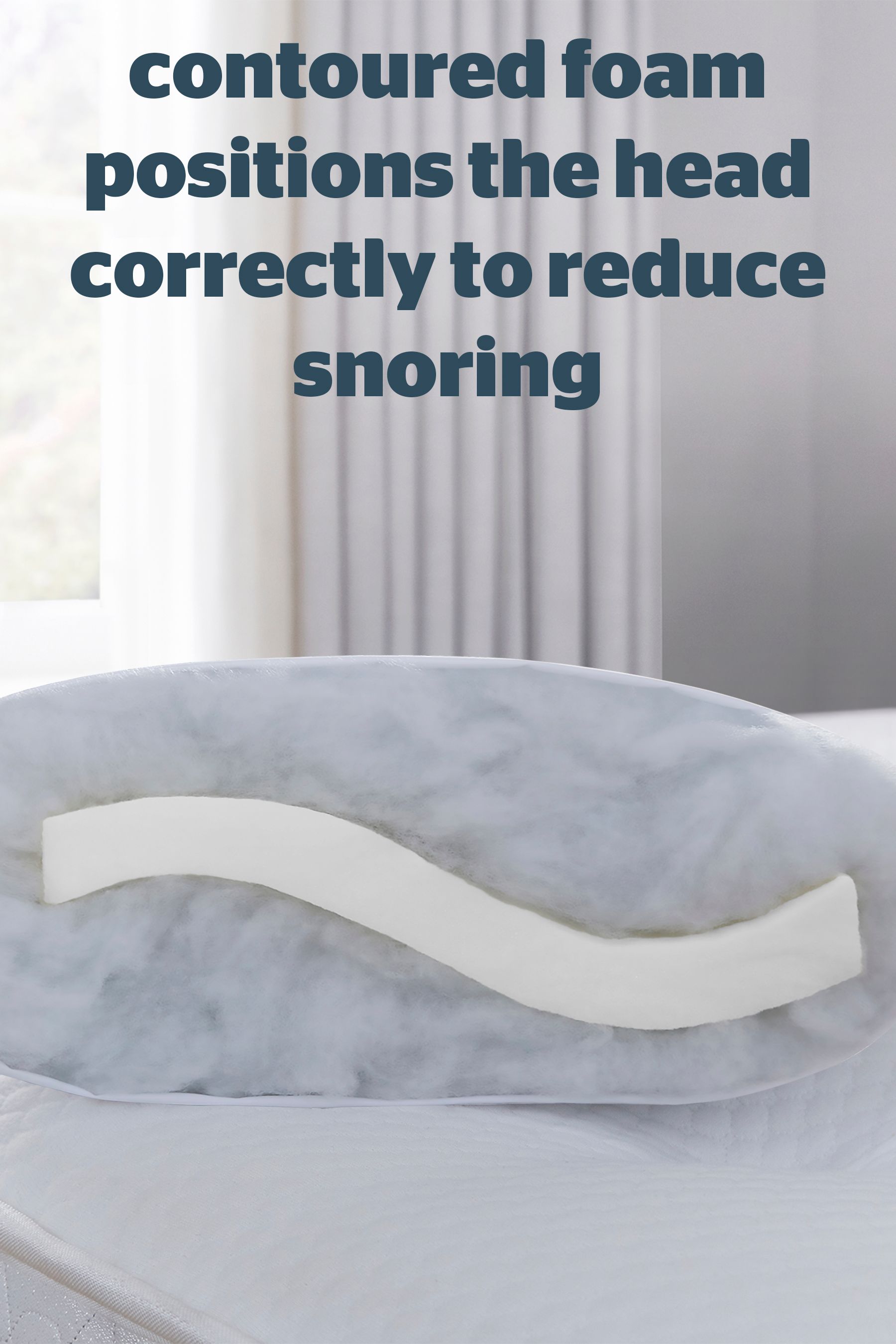 Buy Silentnight Luxury Anti Snore Pillow from the Next UK online shop