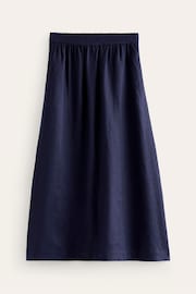 Boden Blue Florence Linen Midi Skirt - Image 5 of 5