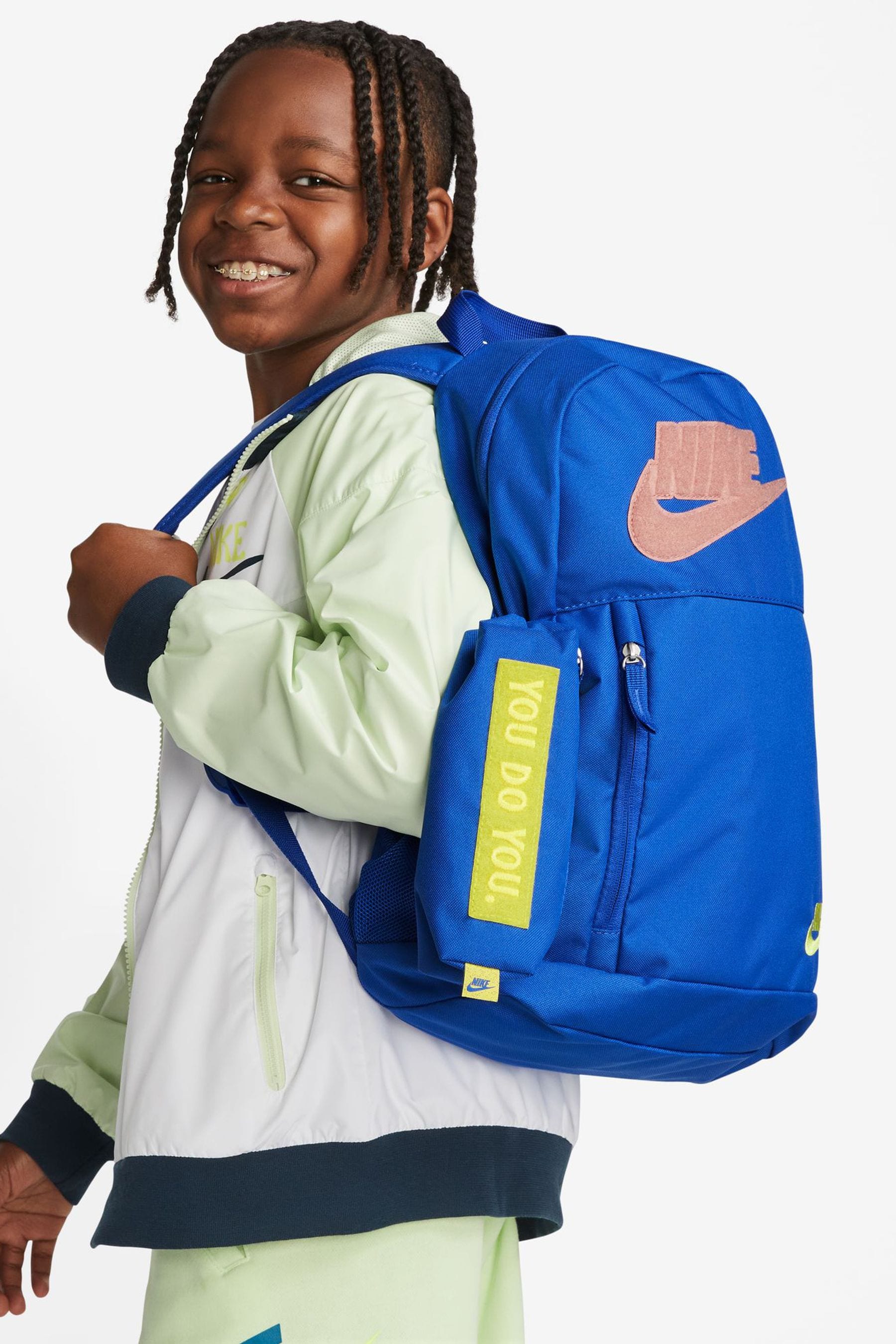 Buy Nike Blue Velcro Elemental Backpack from Next Luxembourg