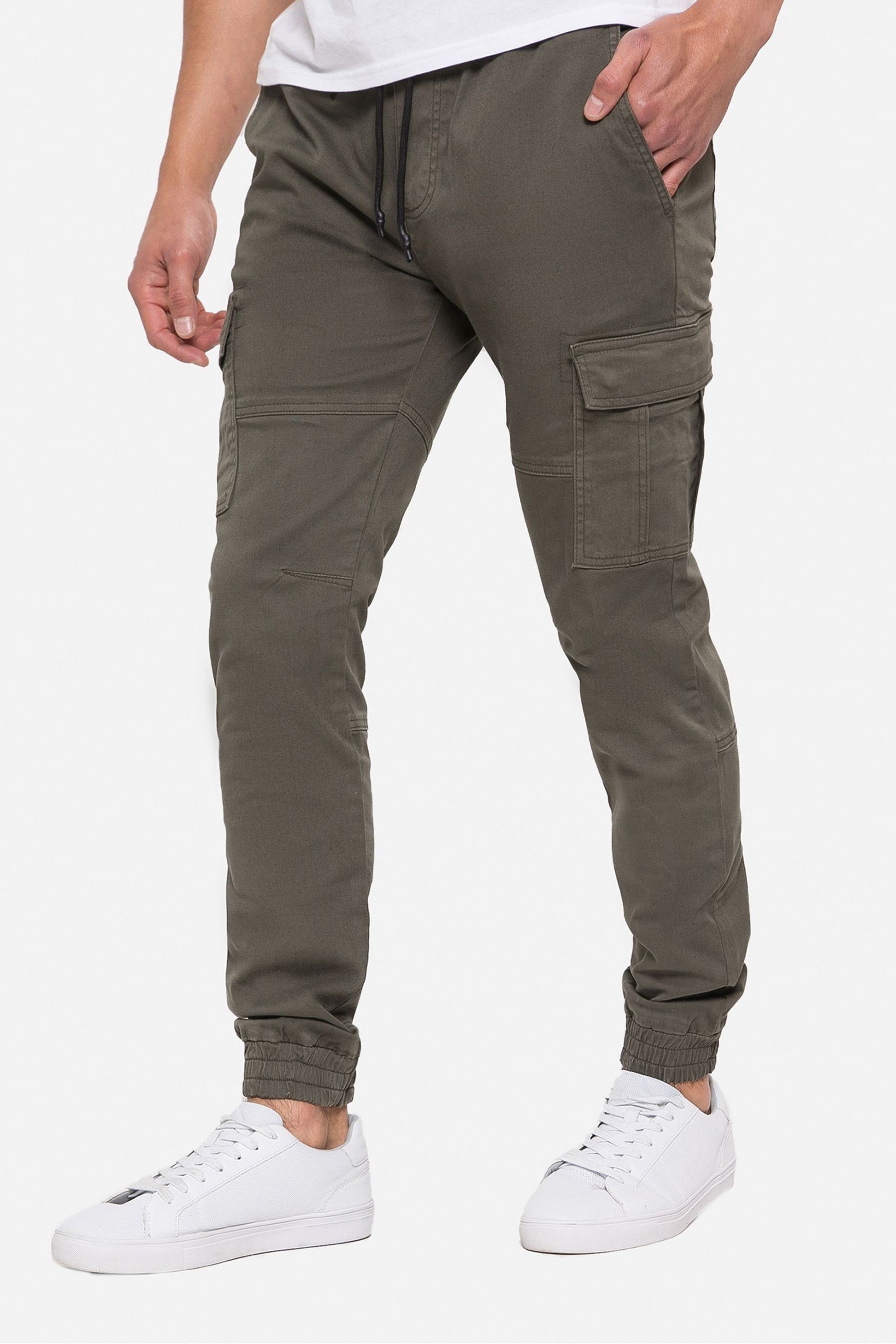 Green cuffed 2025 cargo pants