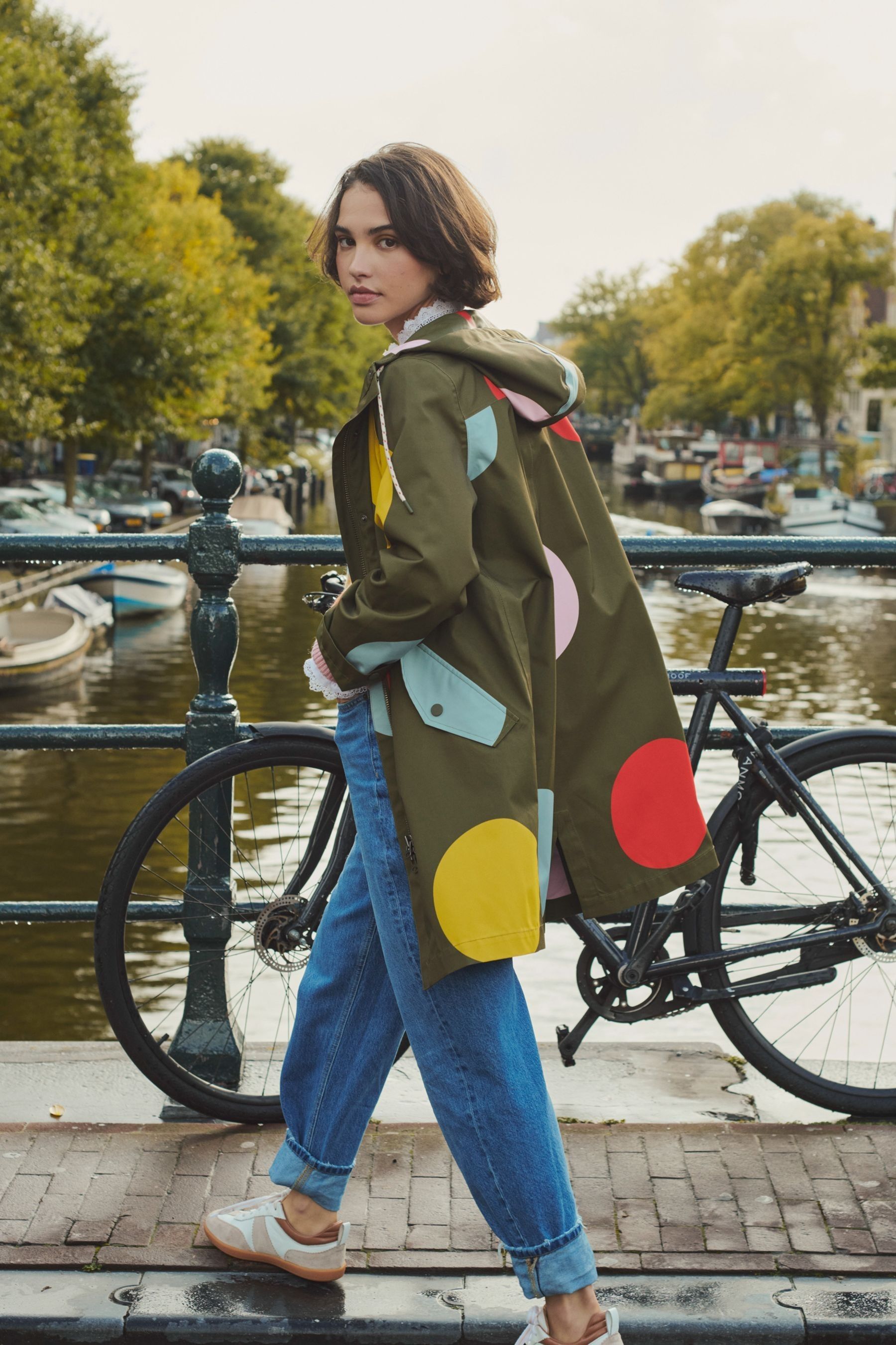 Boden waterproof coat top