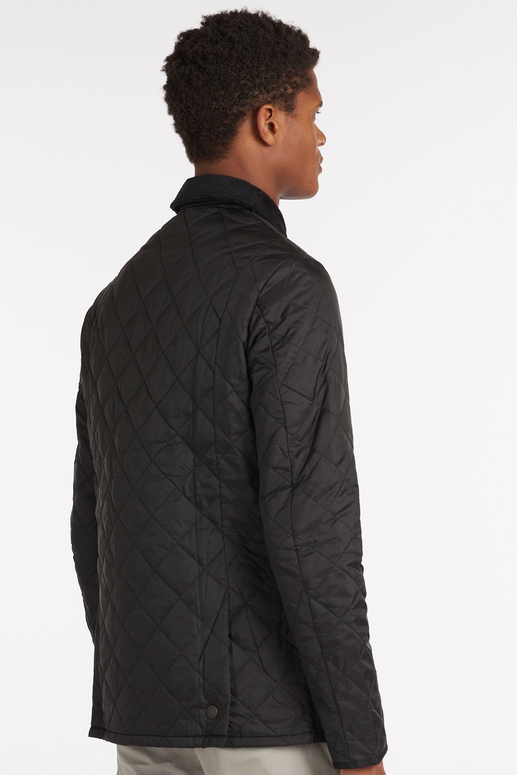 Buy Barbour Black Heritage Liddesdale Slim Fit Quilted Jacket