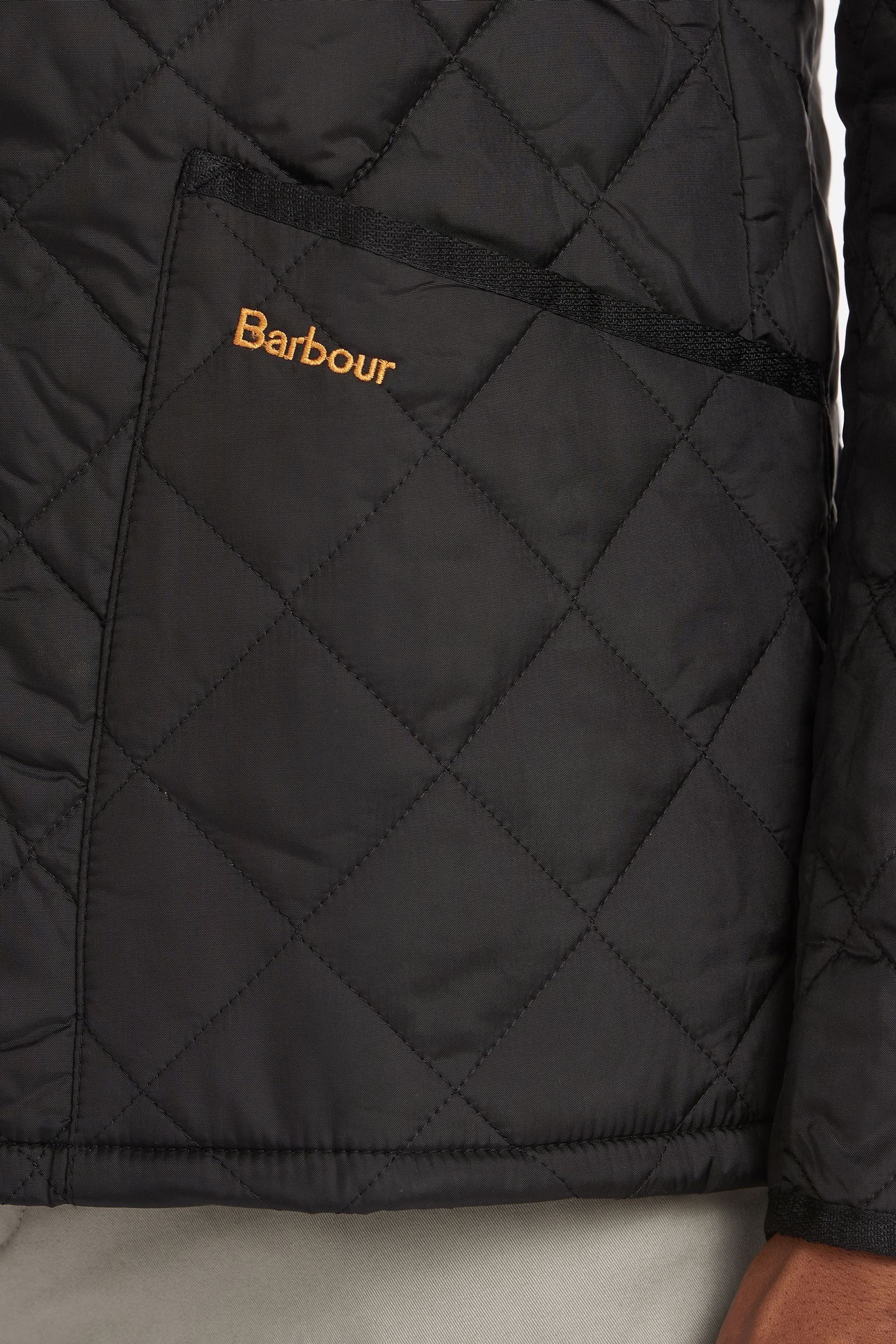 Buy Barbour Black Heritage Liddesdale Slim Fit Quilted Jacket