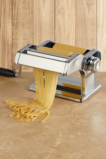 Silver Deluxe Double Cutter Pasta Machine