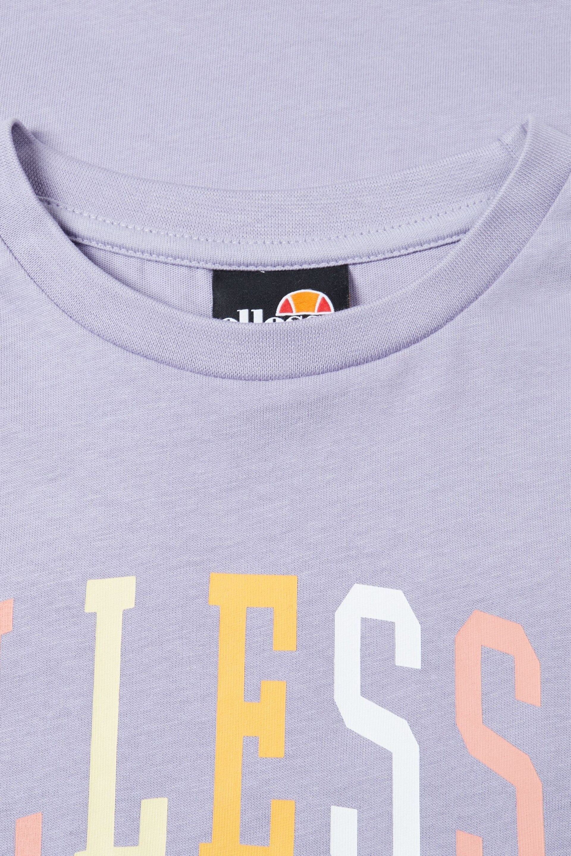 Ellesse Purple Maggio T-Shirt - Image 4 of 4