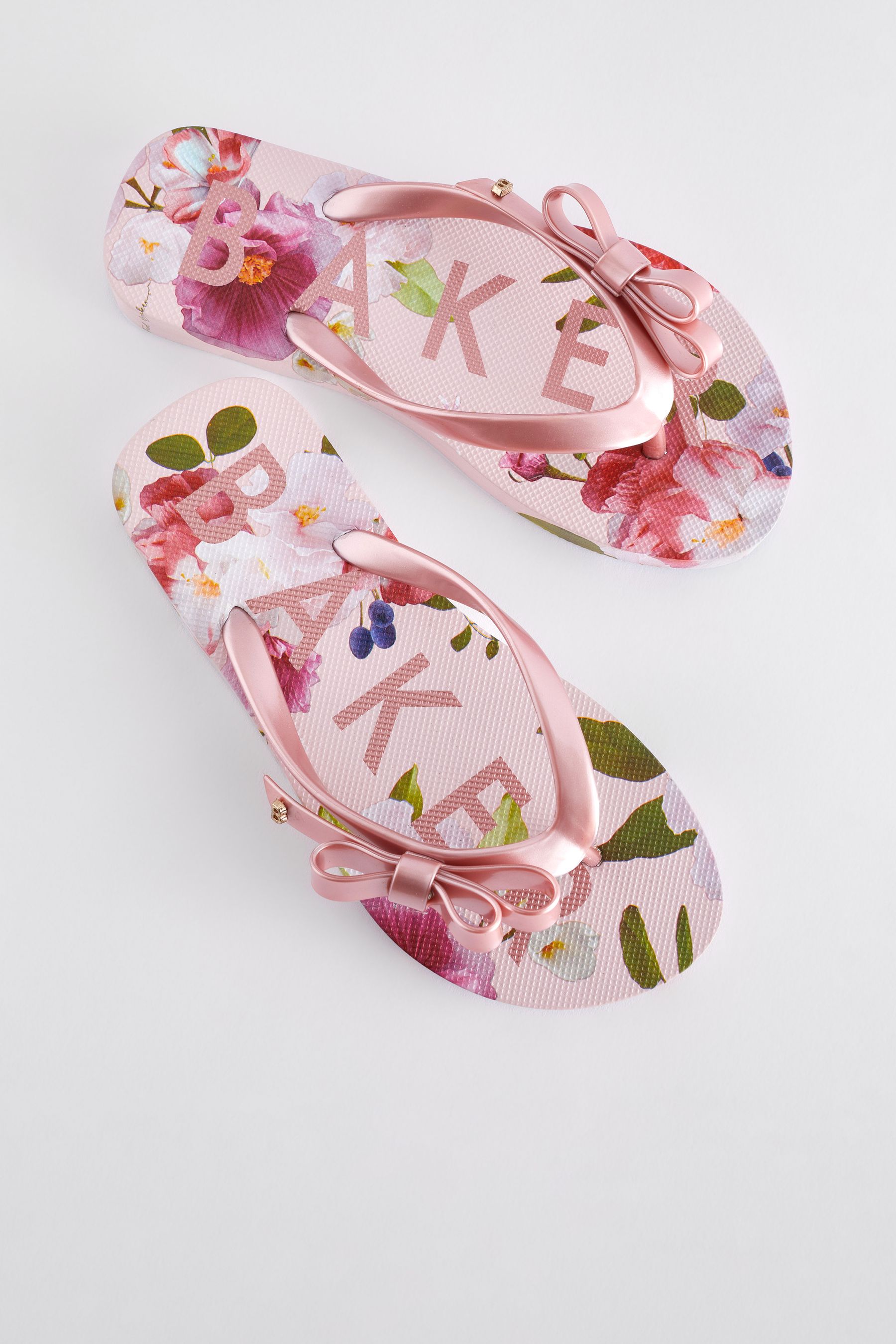 Girls ted baker shop flip flops