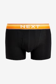 Black Bright Colour Waistband 10 pack Waistband A-Front Boxers - Image 8 of 12