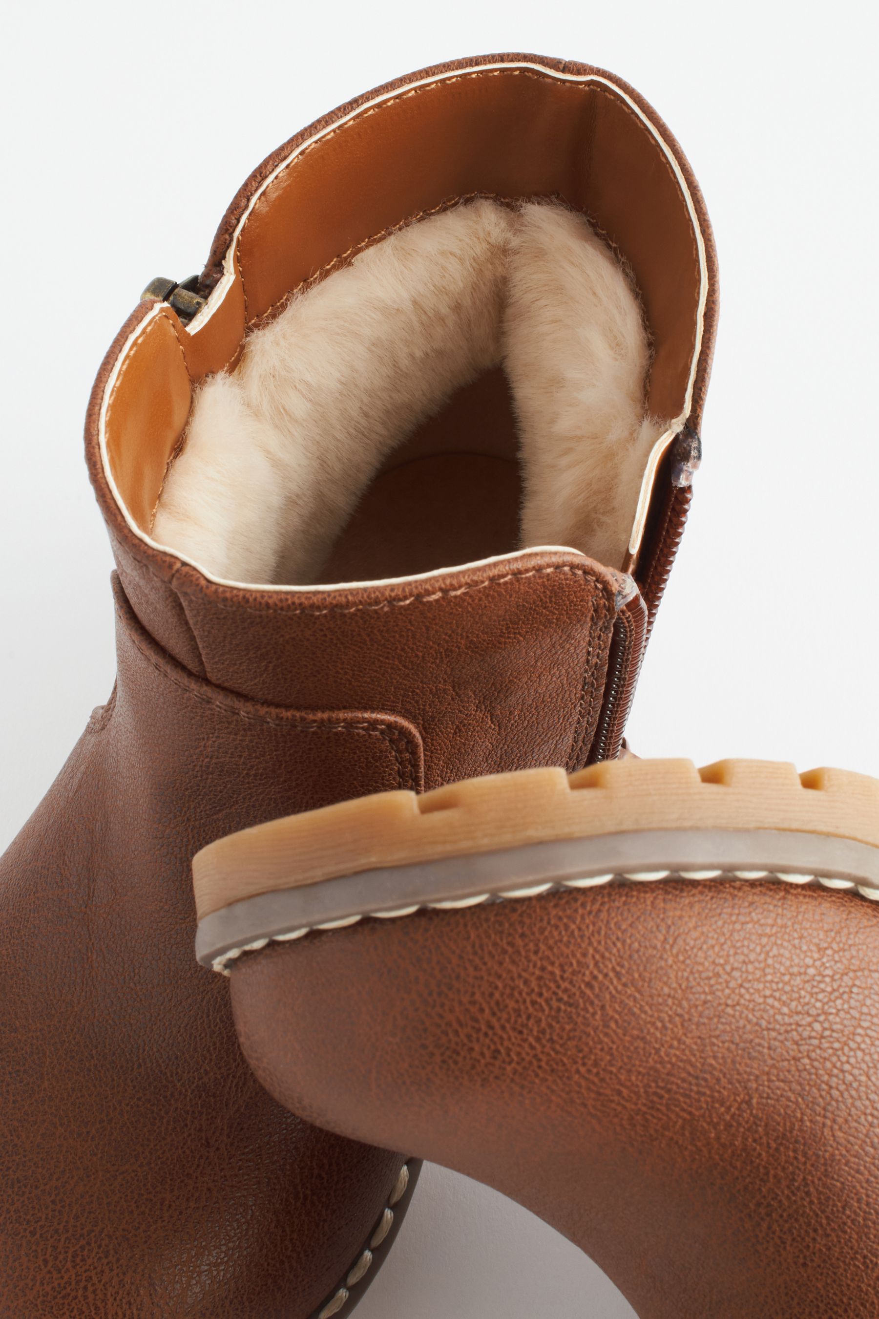 Buy Tan Brown Wide Fit G Chelsea Zip Ankle Boots from Next Ireland