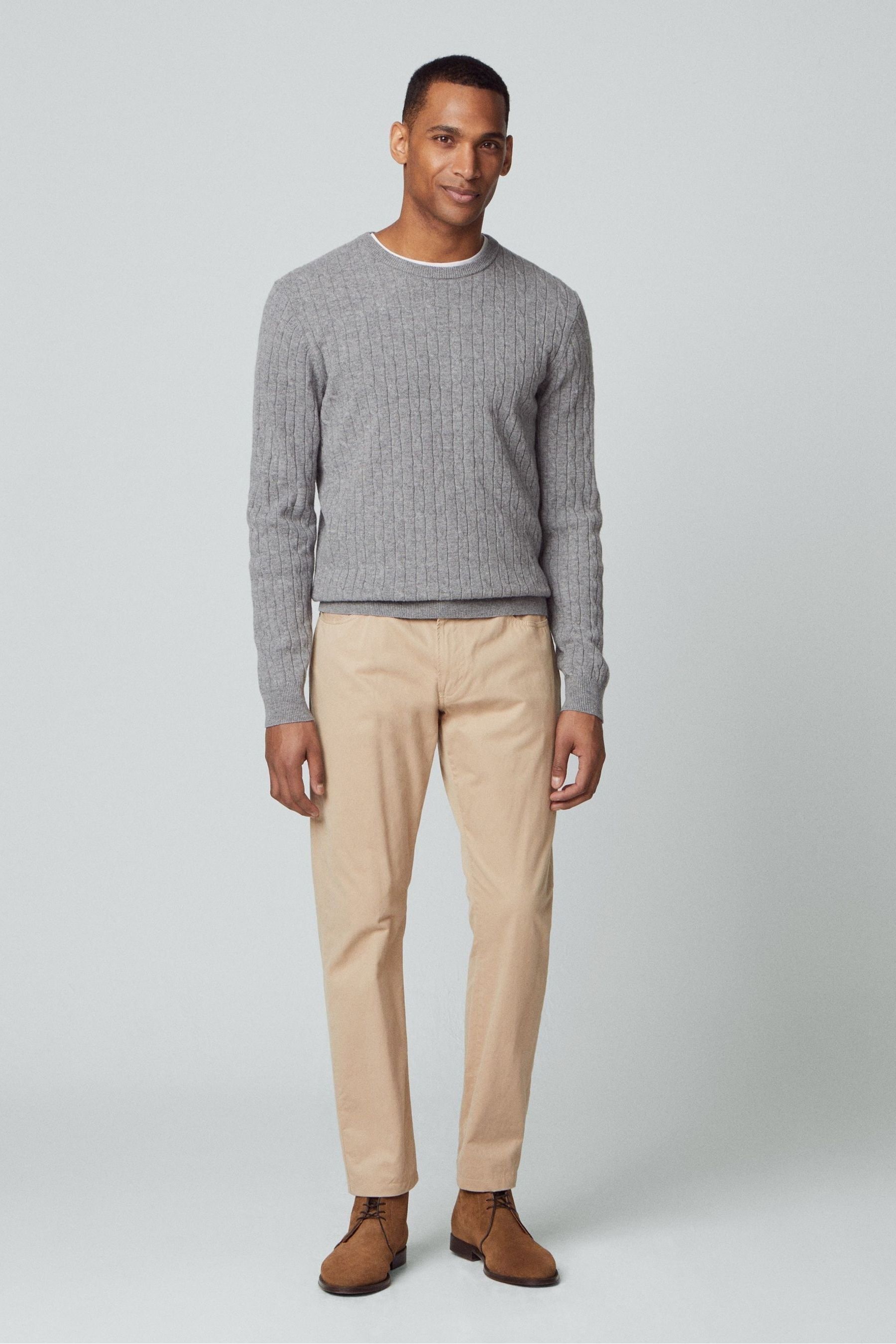 Buy Hackett London Men Grey Jumper from Next Luxembourg