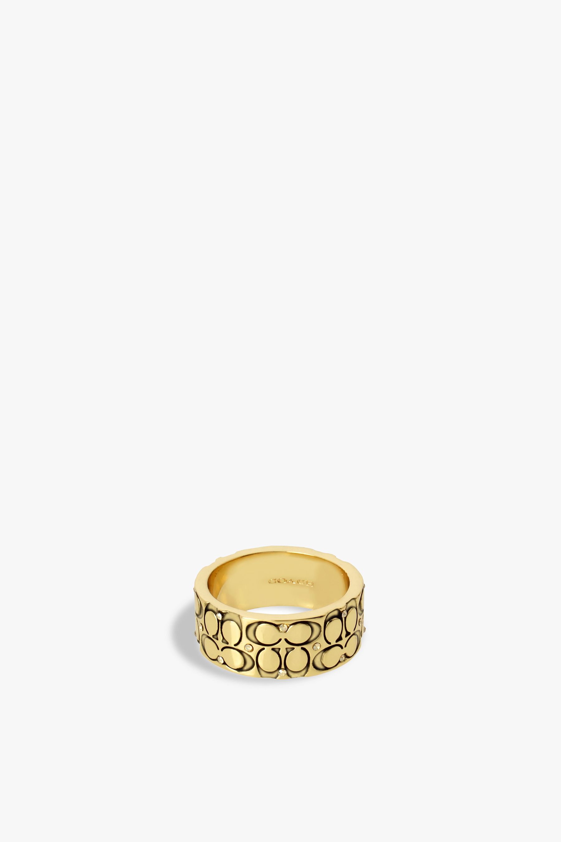 Coach rose best sale gold ring