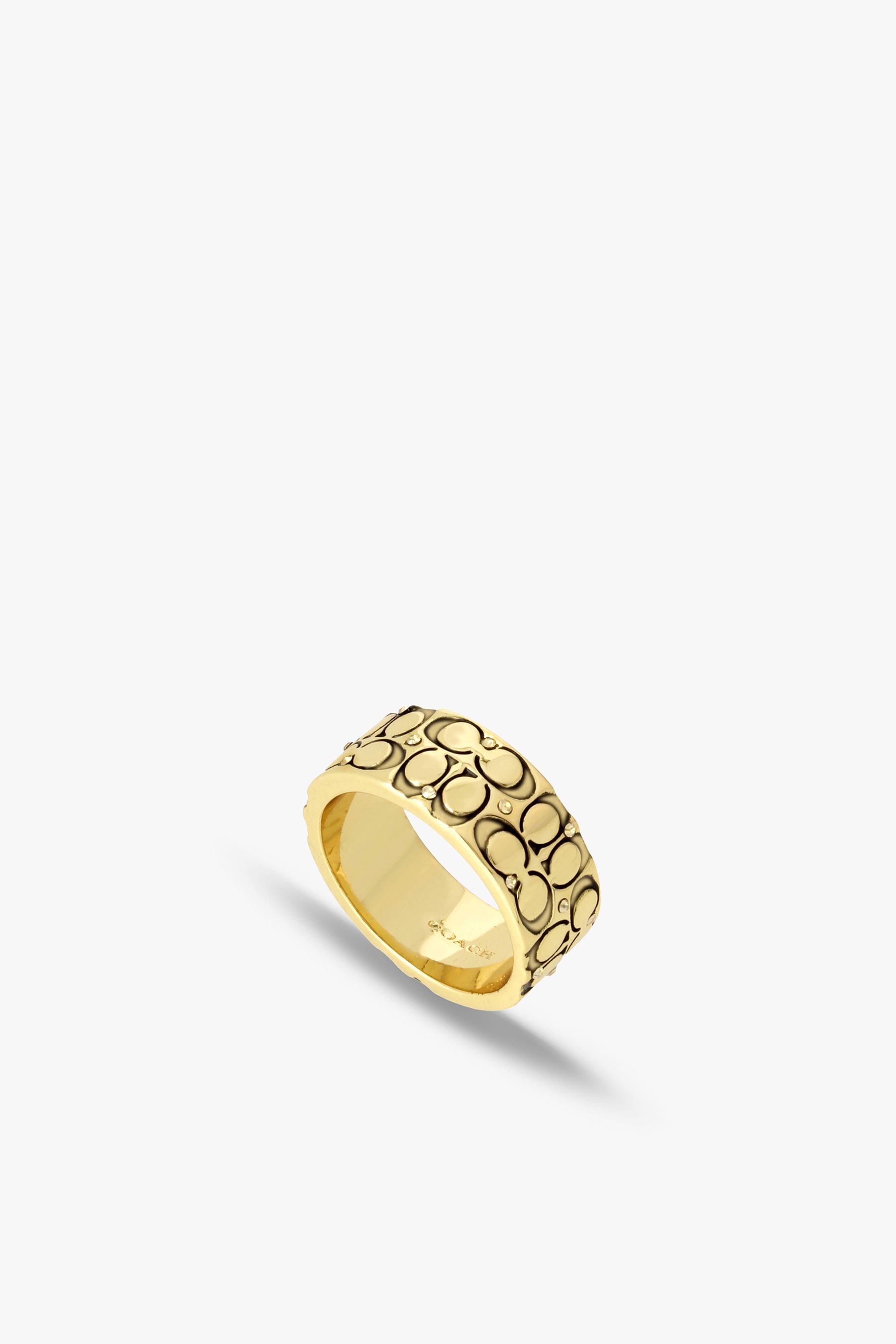 Coach gold ring top