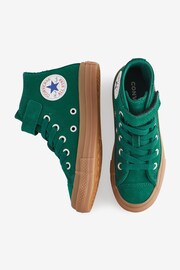 Converse Green Chuck Taylor All Star 1V Junior Trainers - Image 9 of 9