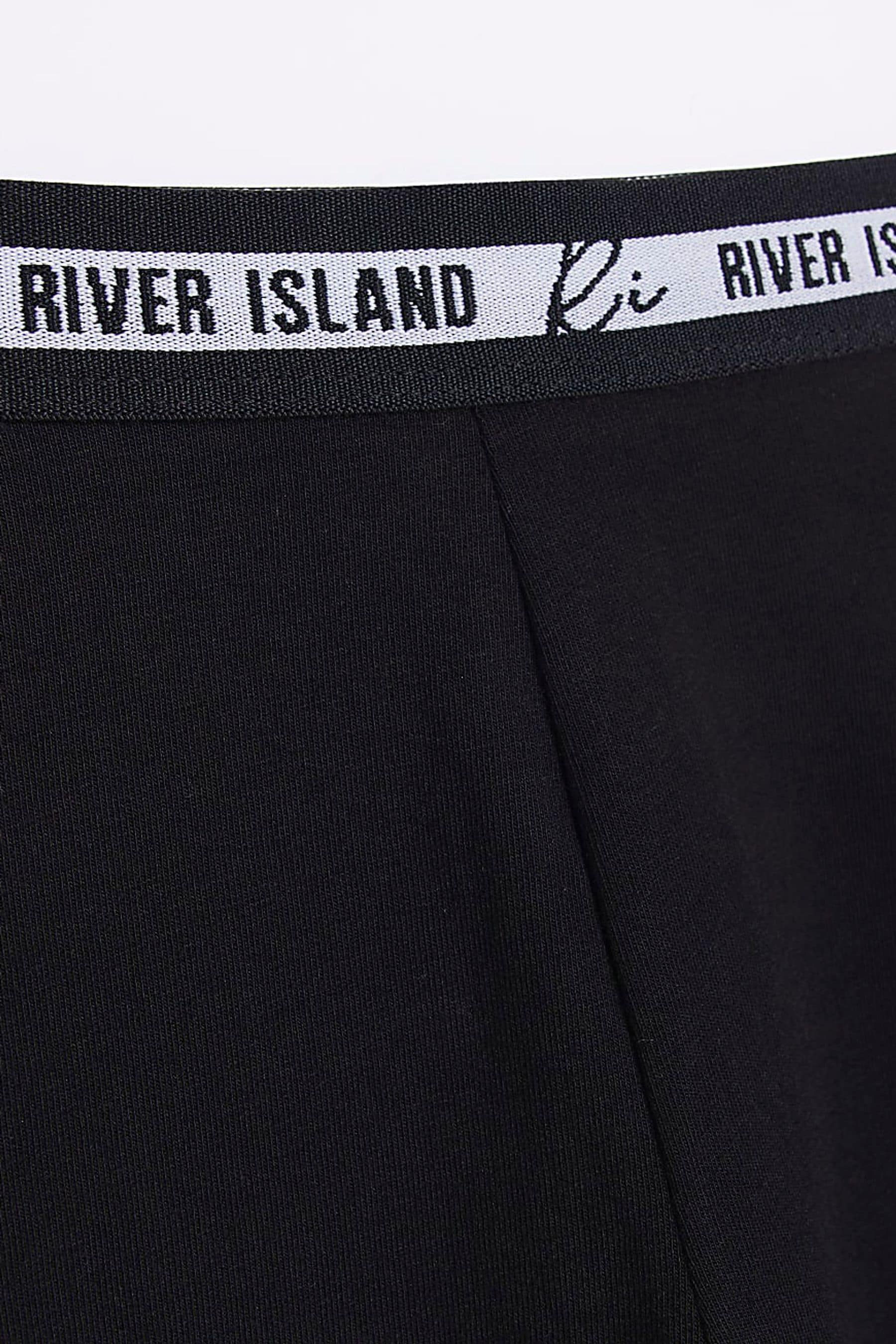 River island black cycling shorts online