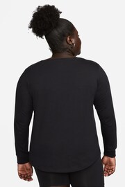 Nike Black Curve Long Sleeve T-Shirt - Image 2 of 4
